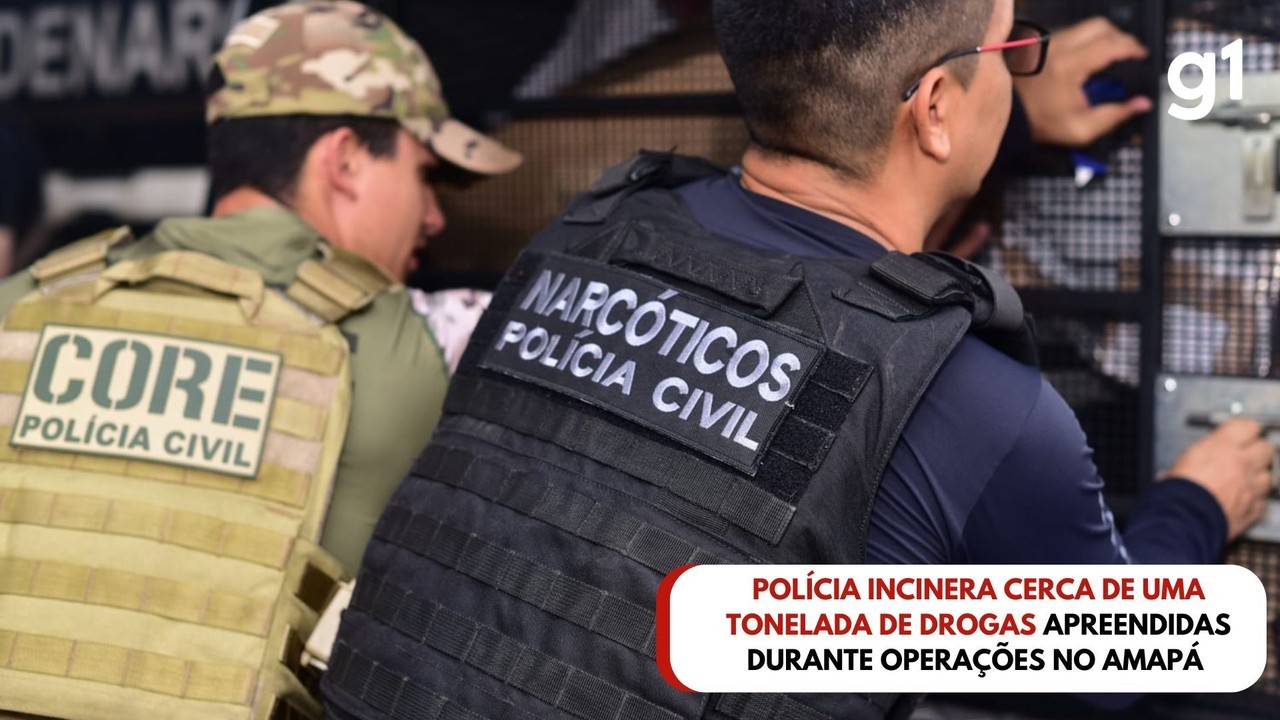 Polícia incinera cerca de uma tonelada de drogas apreendidas durante operações no Amapá