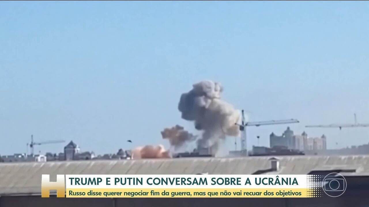 Trump afirma estar decepcionado após ligação com Putin: 'Não acho que esteja pensando em parar'