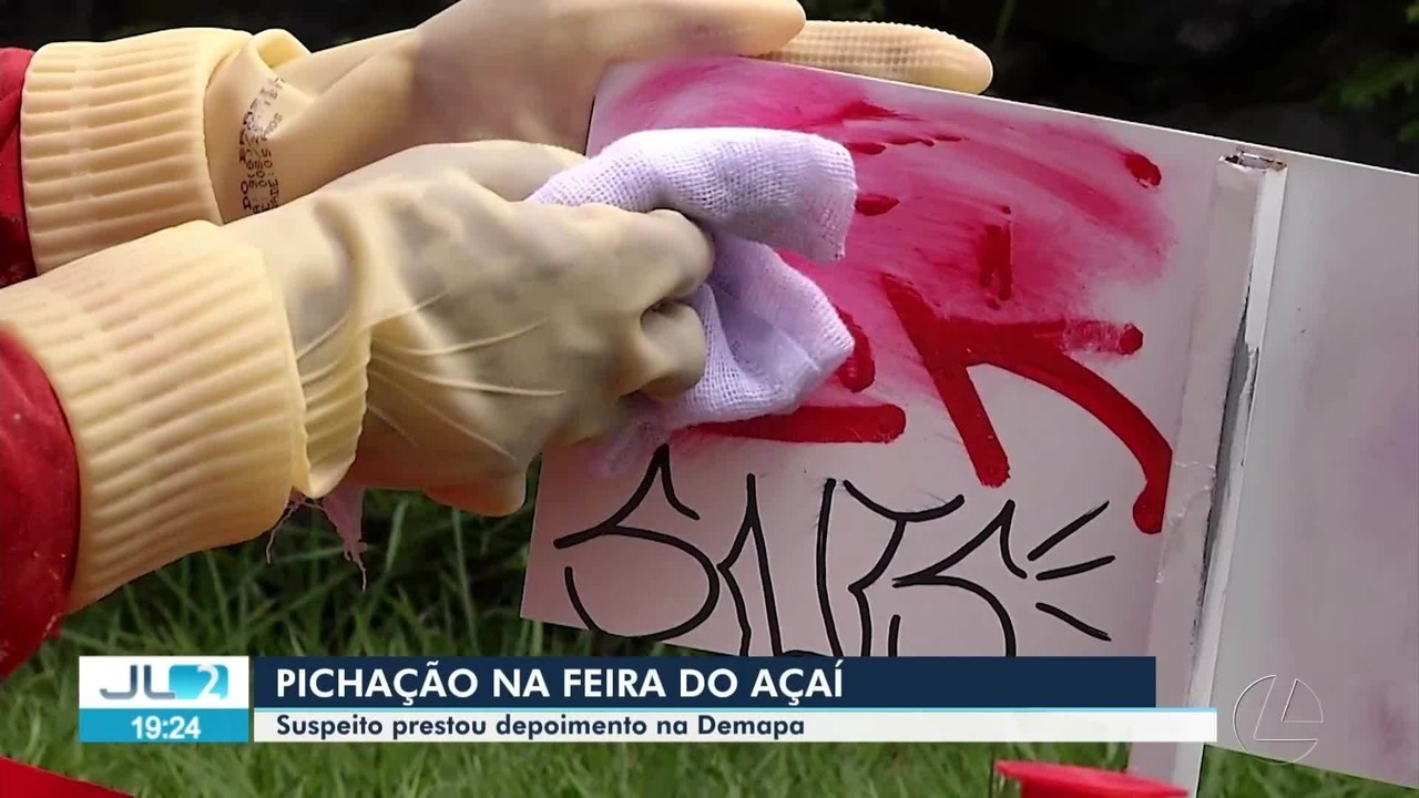 Suspeitos de pichar área tombada na Cidade Velha são identificados, diz Polícia Civil