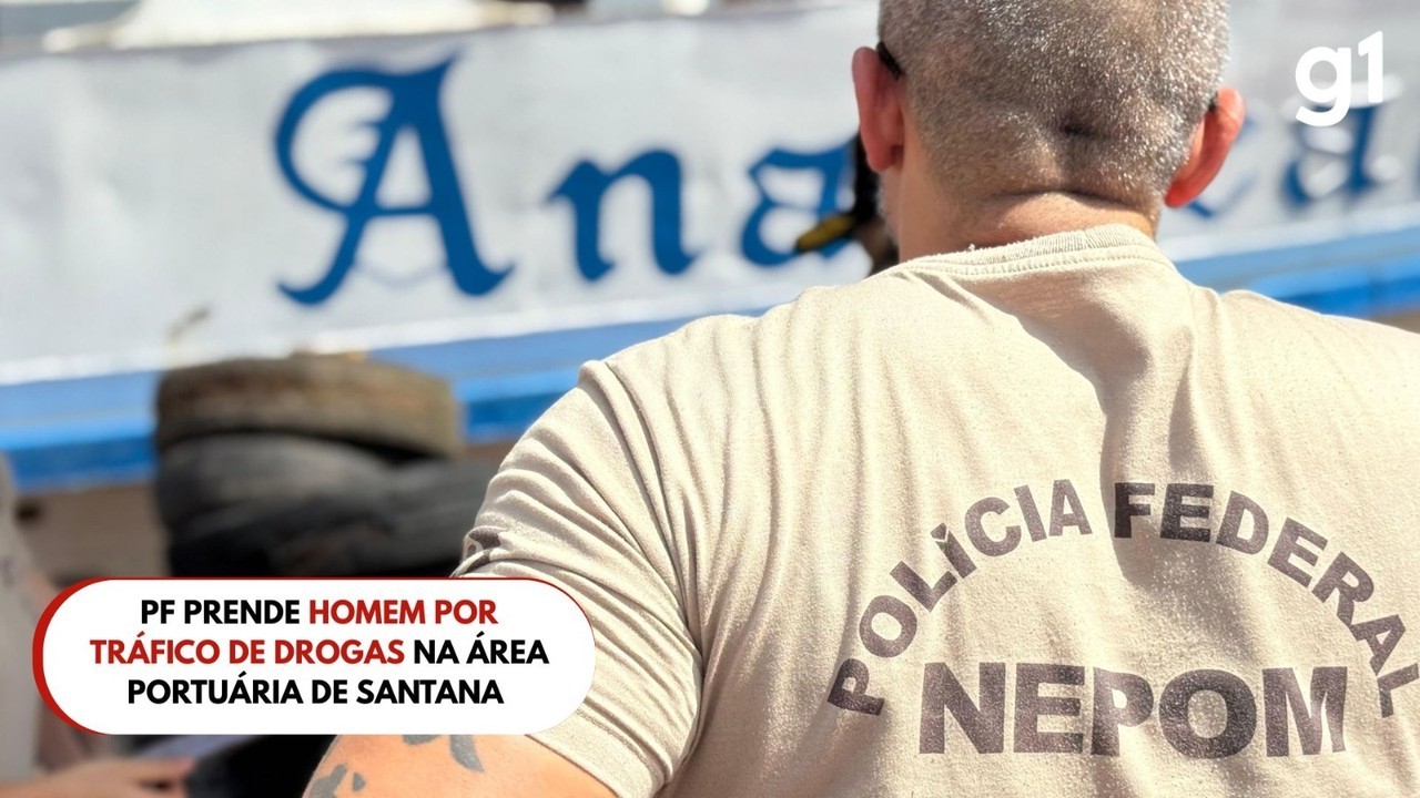 PF prende homem por tráfico de drogas na área portuária de Santana 