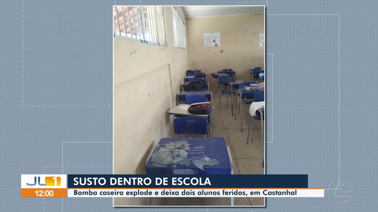 Bomba caseira explode em escola e deixa alunos feridos no Pará