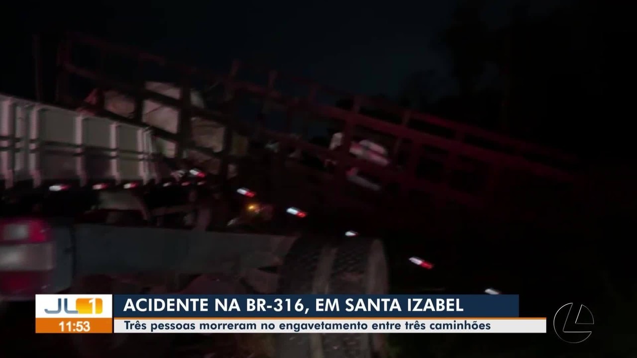 Três pessoas morrem em acidente na BR-316 no Pará