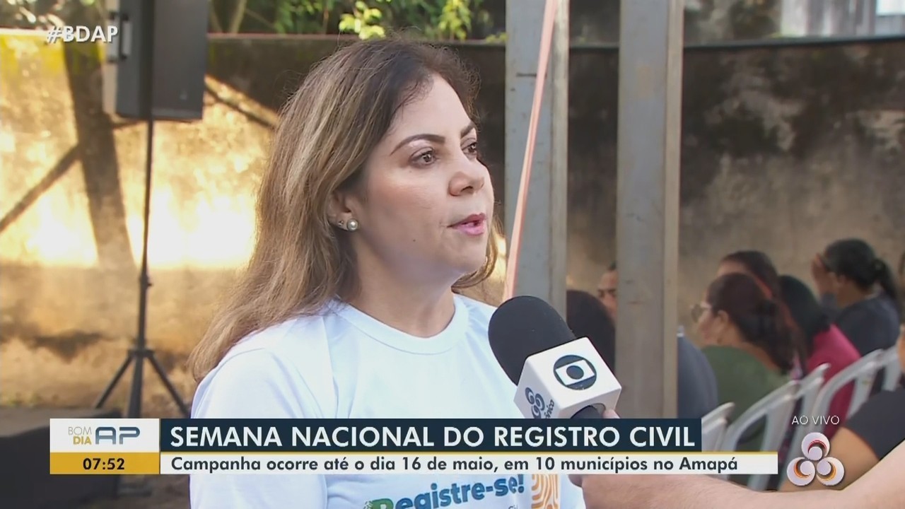 Campanha para registro civil acontece até 16 de maio em 10 municípios do Amapá