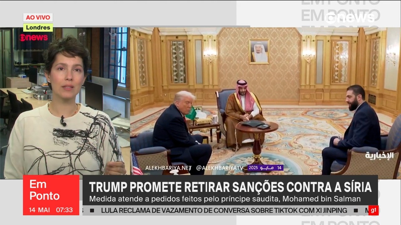 Trump se reúne com presidente sírio