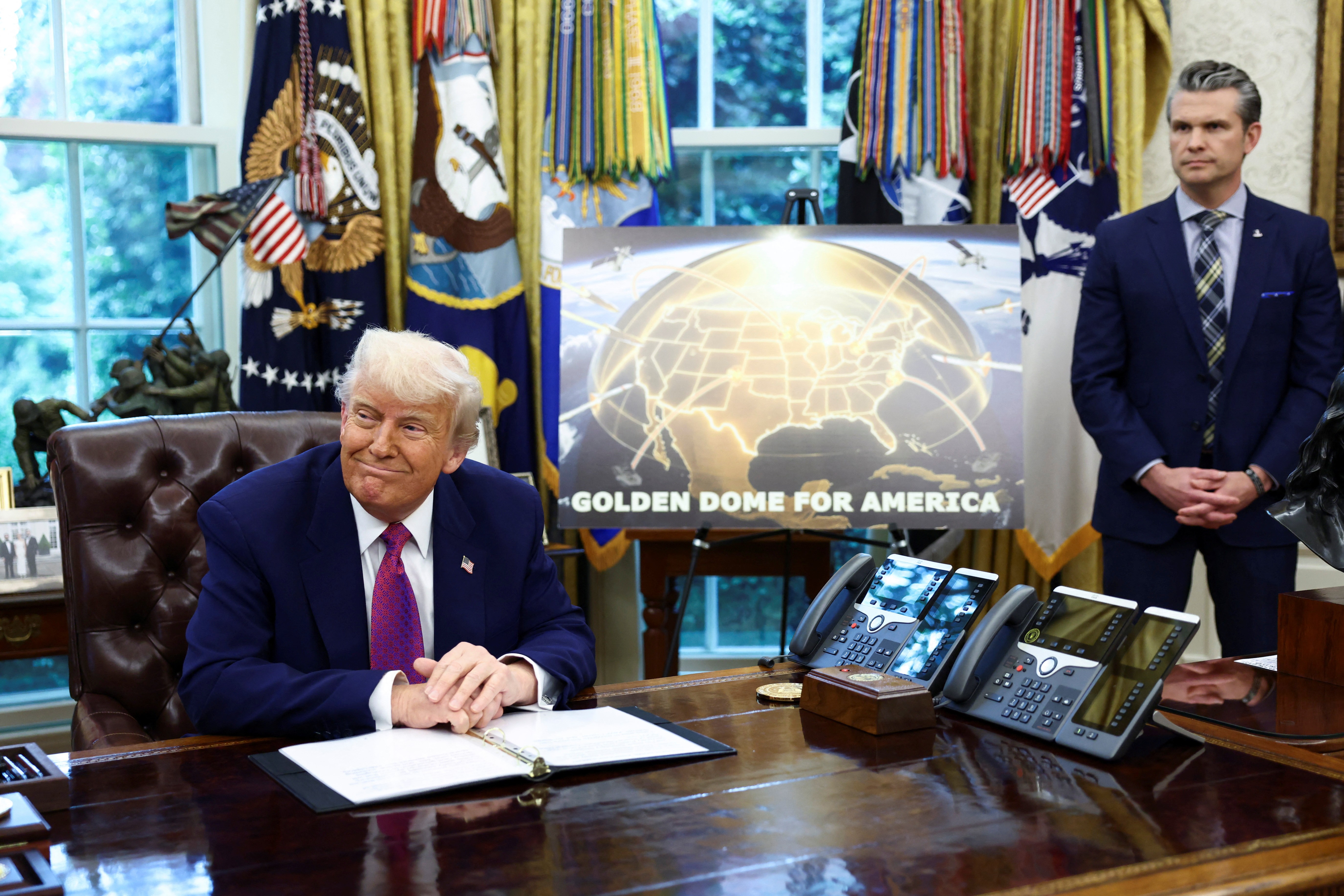 Golden Dome: Trump apresenta projeto de escudo de defesa antimísseis avaliado em US$ 175 bilhões