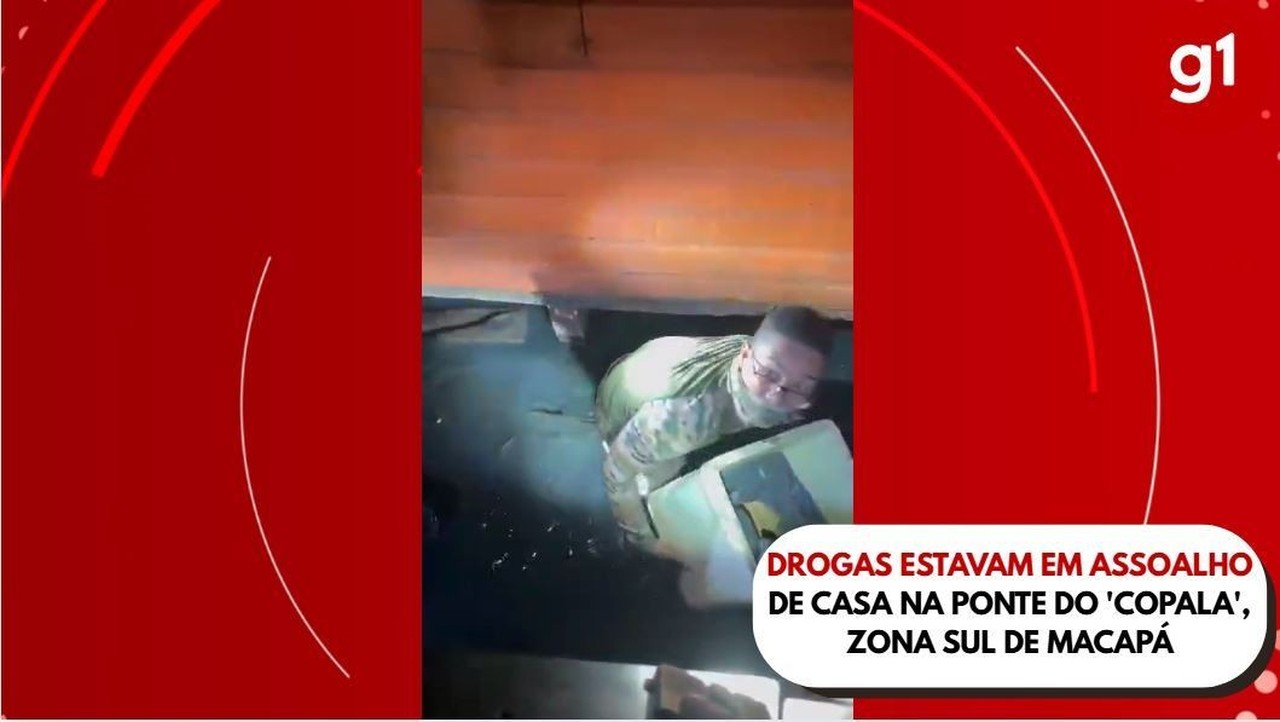Dez quilos de drogas são apreendidos em área de ponte no bairro do Muca, em Macapá