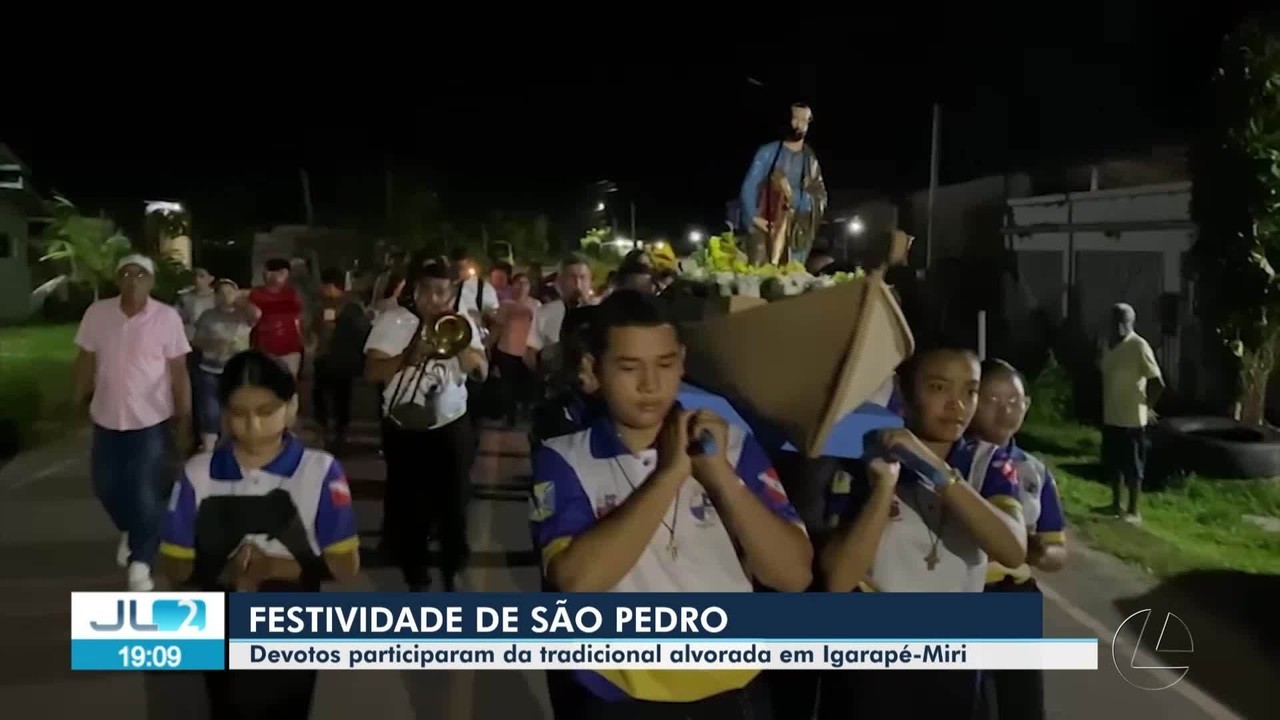 Tradicional alvorada abre Festividade de São Pedro em Igarapé-Miri, no Pará