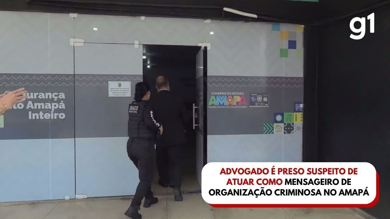 Advogado é preso suspeito de atuar como mensageiro de organização criminosa no Amapá